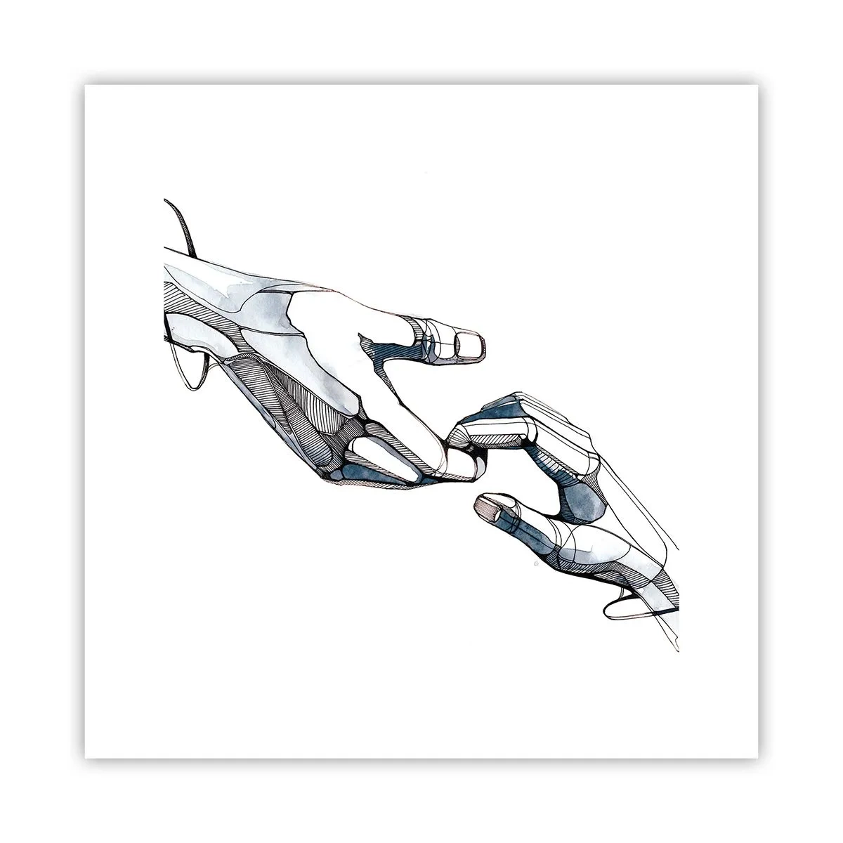 Poster - Gest frumos - 30x30 cm