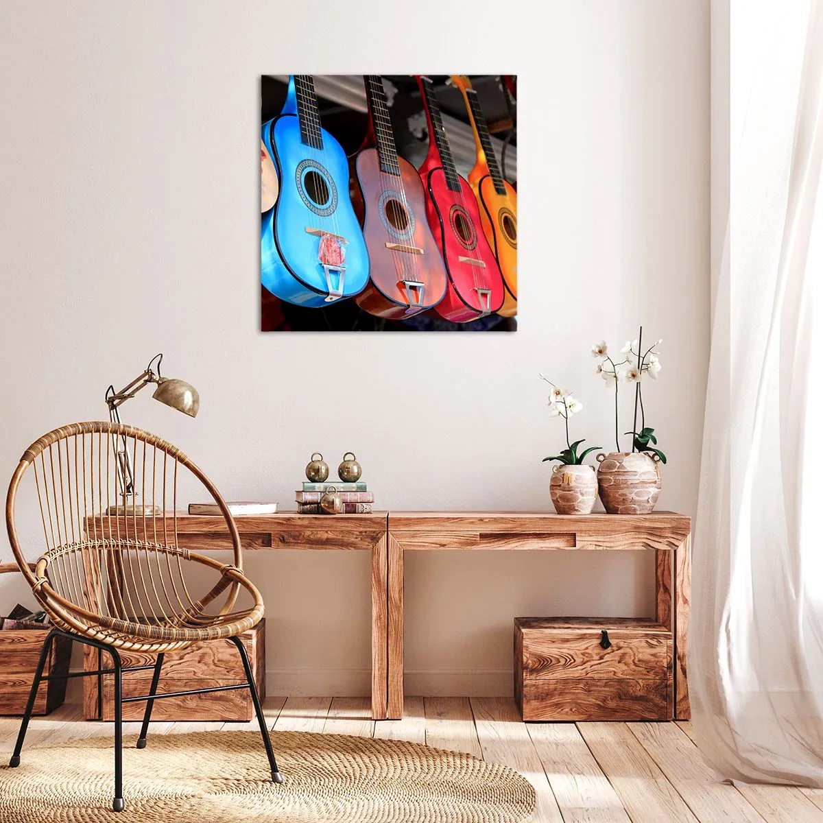 Tablou pe pânză - Vibrații latino - 60x60 cm