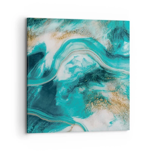 Tablou pe pânză - Râul de aur - 70x70 cm