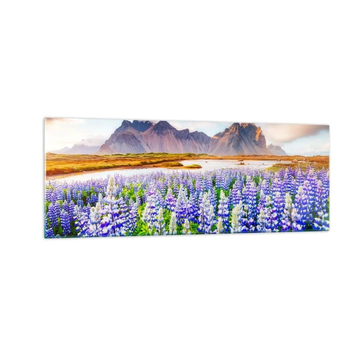 Tablou pe sticlă - Putere și severitate alături de blândețe - 140x50 cm