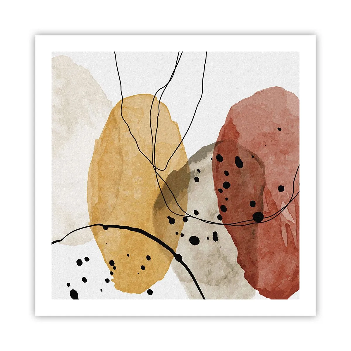 Poster - Ca aerul, limpezi și ușoare - 60x60 cm