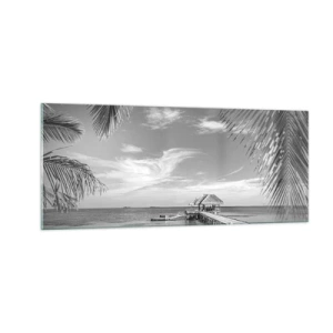 Tablou pe sticlă - O amintire sau un vis? - 100x40 cm