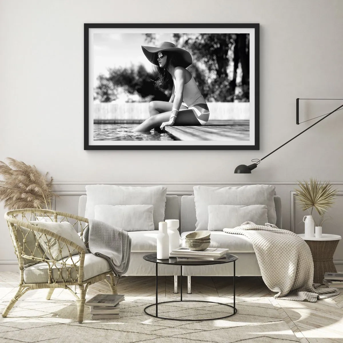 Poster în ramă neagră - Vis de vară - 70x50 cm