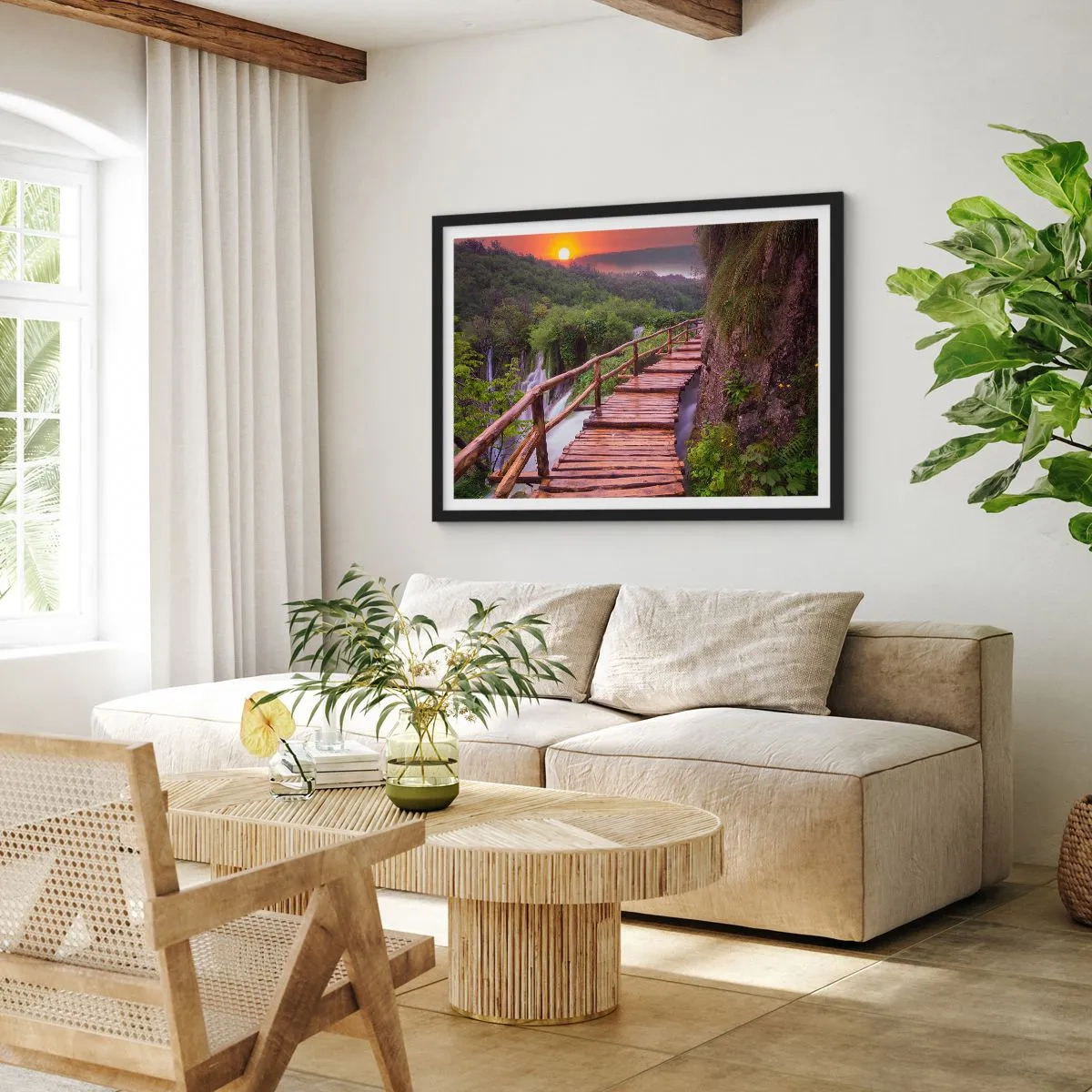 Poster în ramă neagră - Frumusețe de necrezut - 70x50 cm