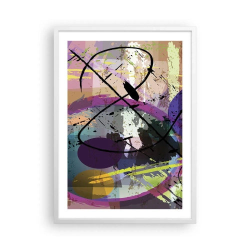 Poster în ramă albă - Poate fi drept sau de jur împrejur - 50x70 cm