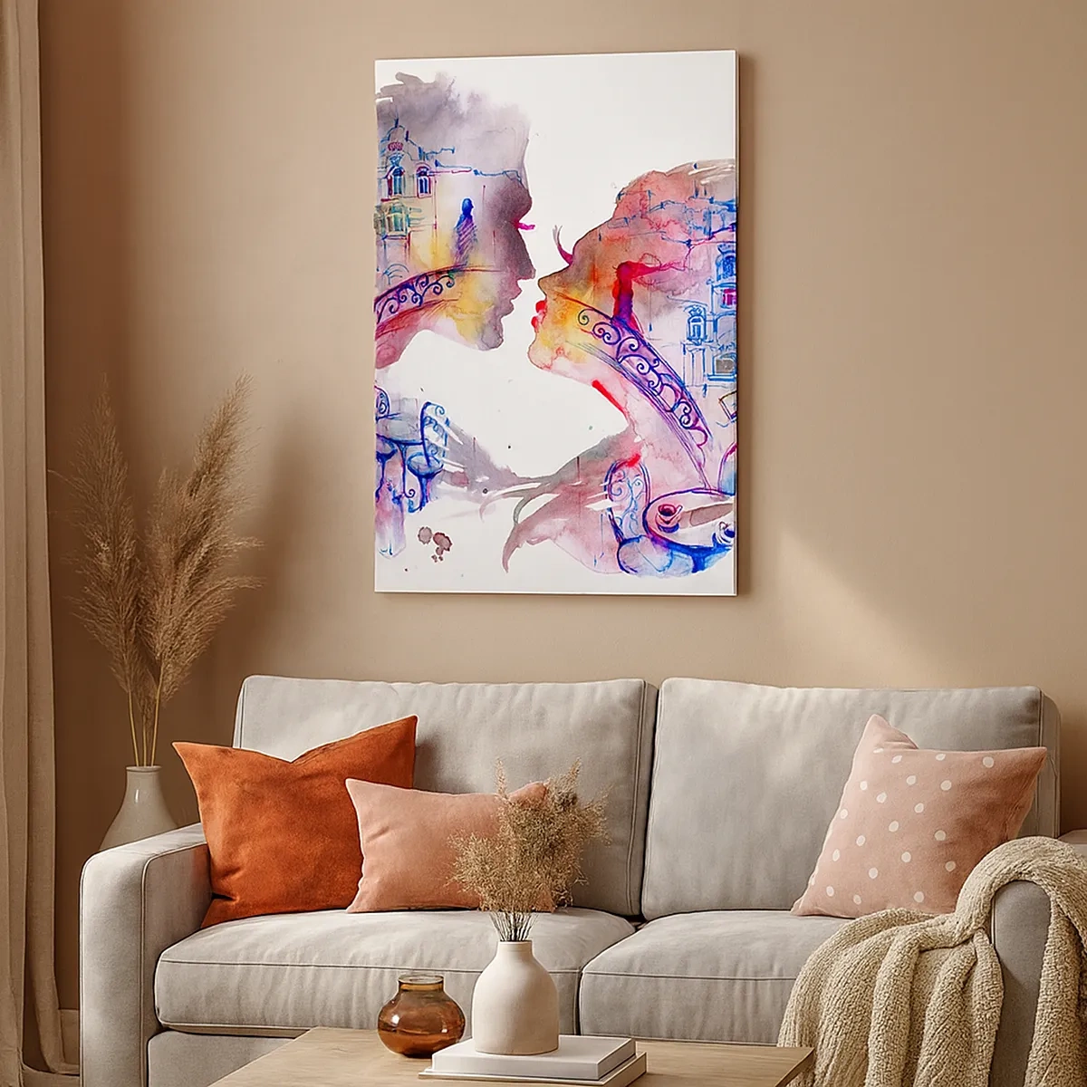 Tablou pe pânză - Podul secret al suspinelor - 50x70 cm