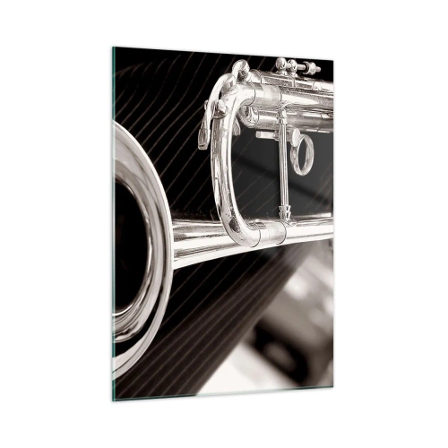 Tablou pe sticlă - O călătorie muzicală în anii `30 - 50x70 cm