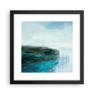 Poster în ramă neagră - Abstracție maritimă - 30x30 cm