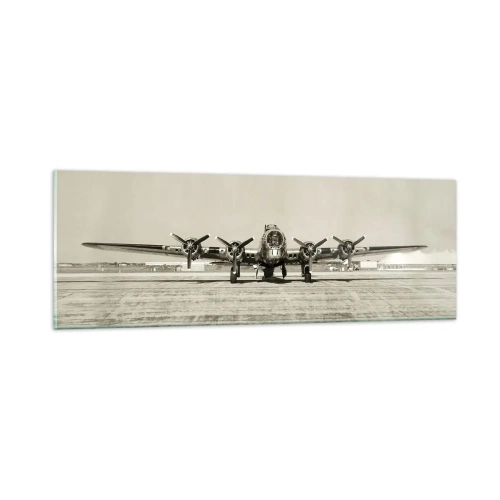 Tablou pe sticlă - Pregătit, ca întotdeauna - 90x30 cm