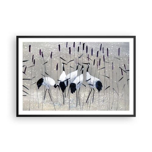 Poster în ramă neagră - Printre ai tăi - 91x61 cm
