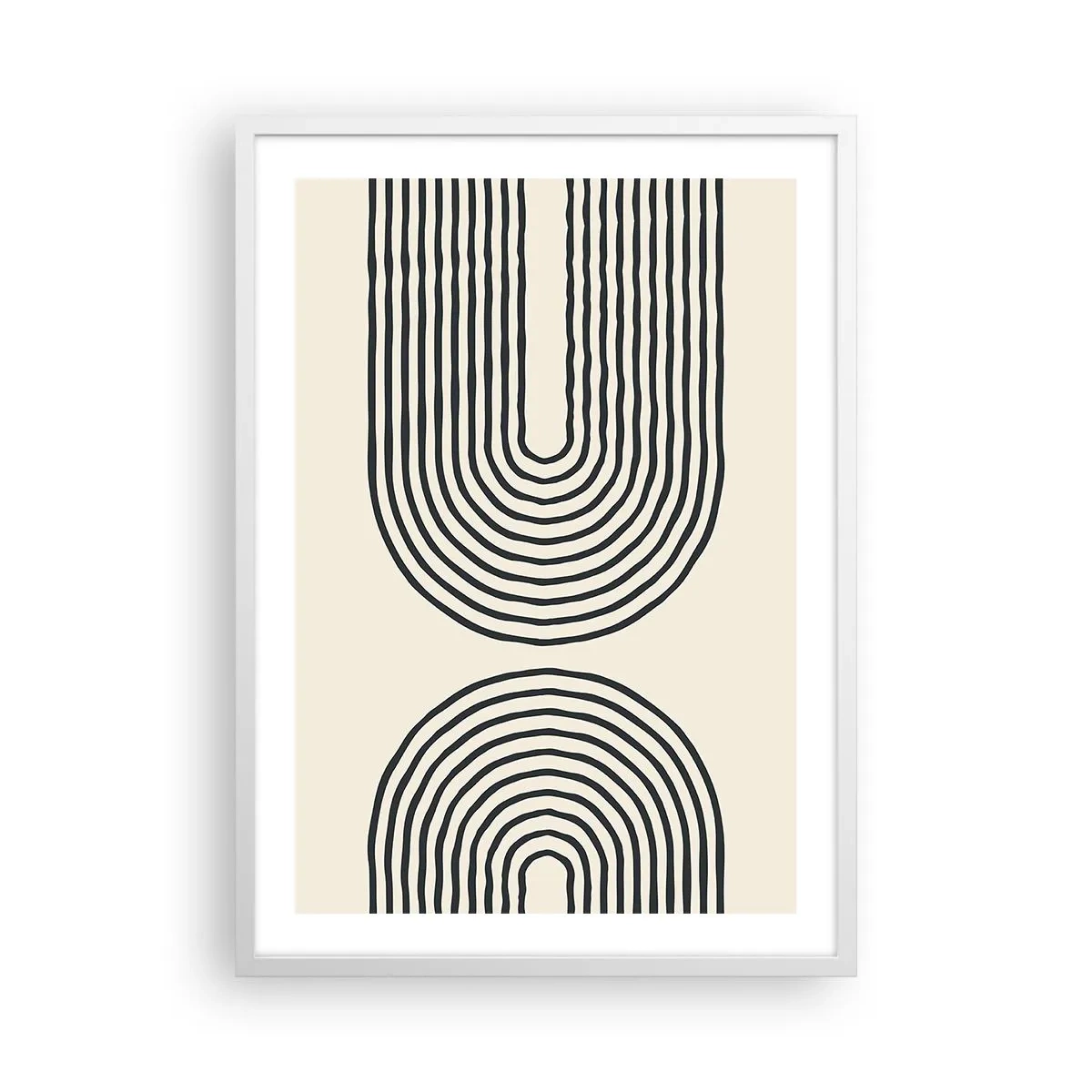 Poster în ramă albă - În curând... - 50x70 cm