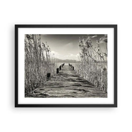 Poster în ramă neagră - În intimitatea ierburilor - 50x40 cm