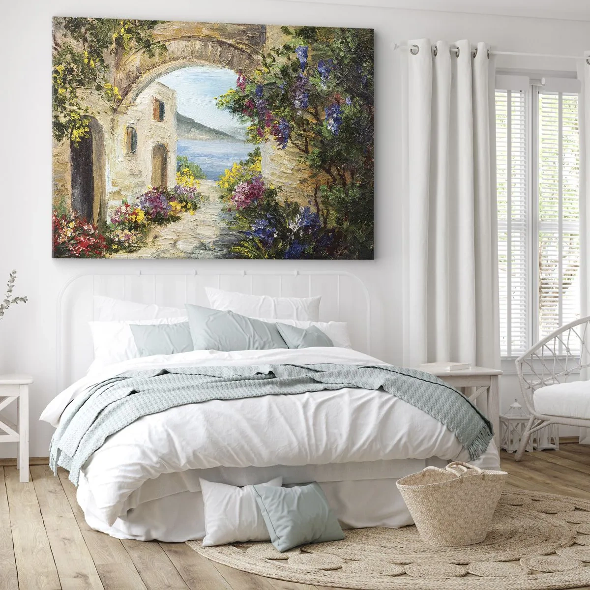 Tablou pe pânză - Farmecul peisajului de coastă - 100x70 cm