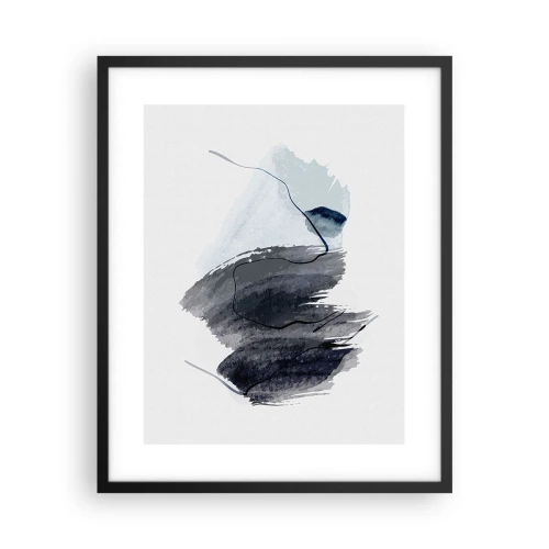 Poster în ramă neagră - Intensitate și mișcare - 40x50 cm