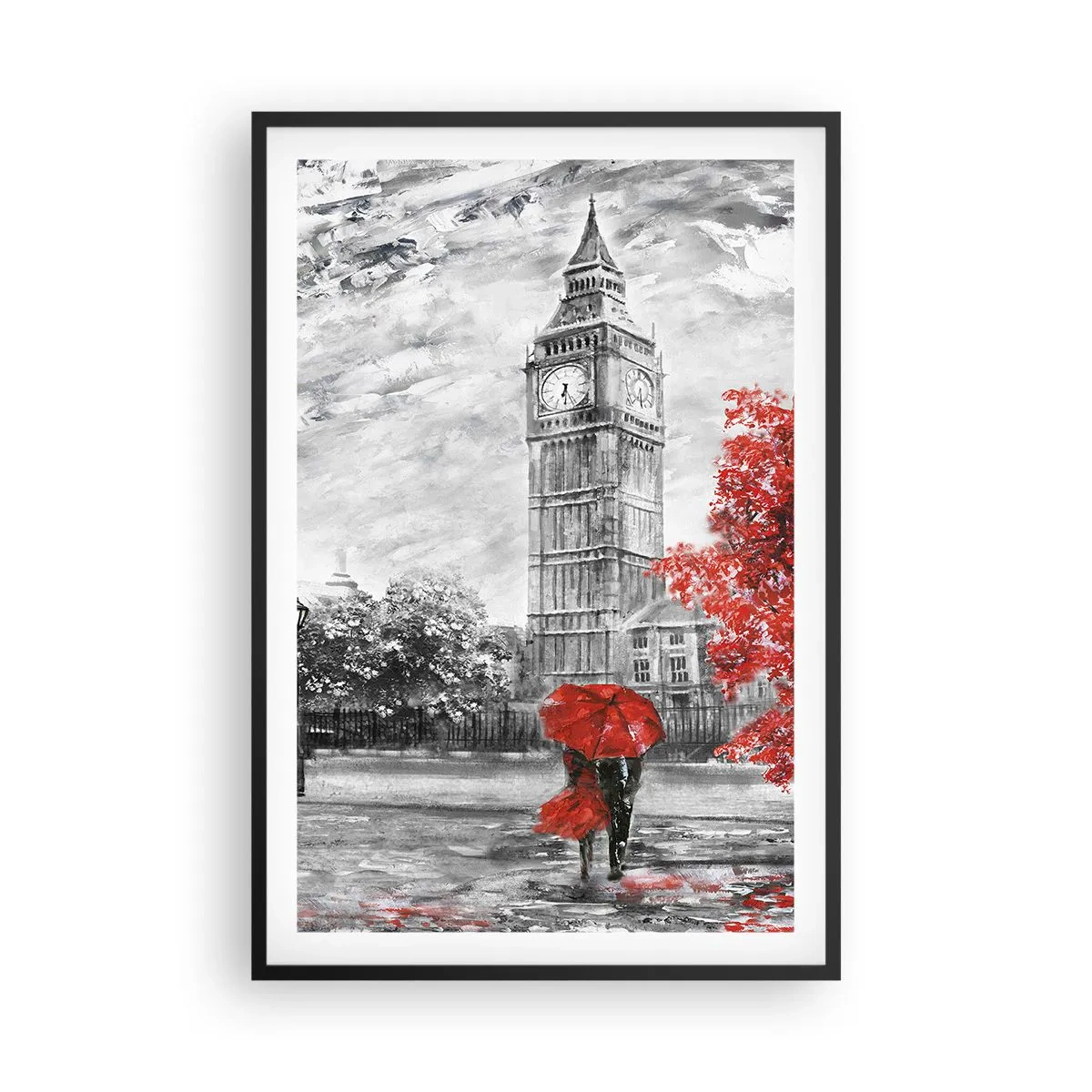 Poster în ramă neagră - O zi excitantă - 61x91 cm