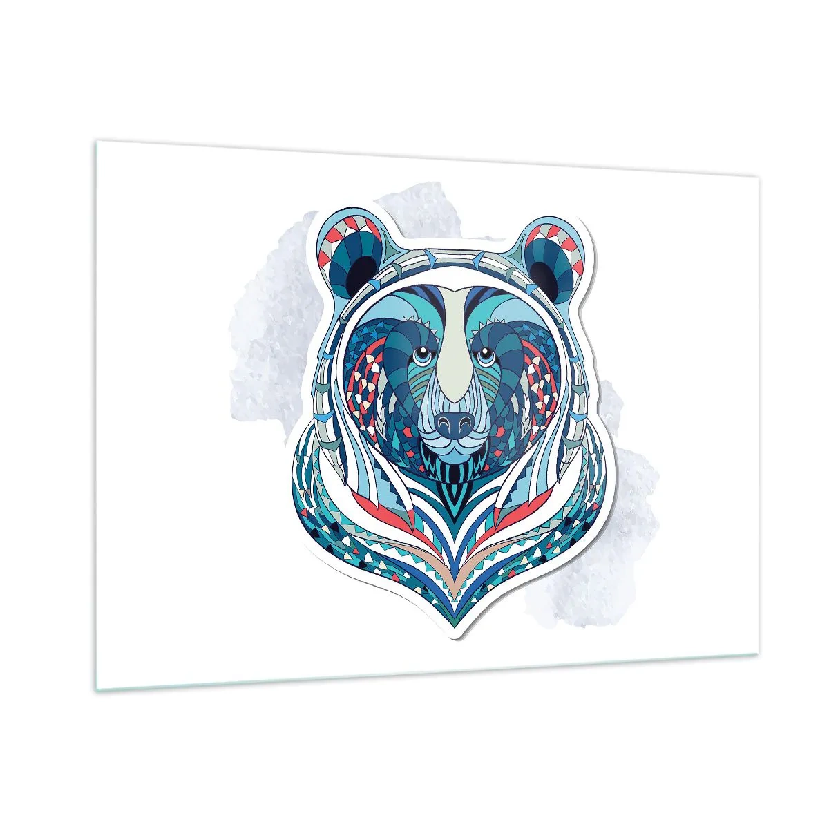 Tablou pe sticlă - Trăiască Groenlanda! - 100x70 cm