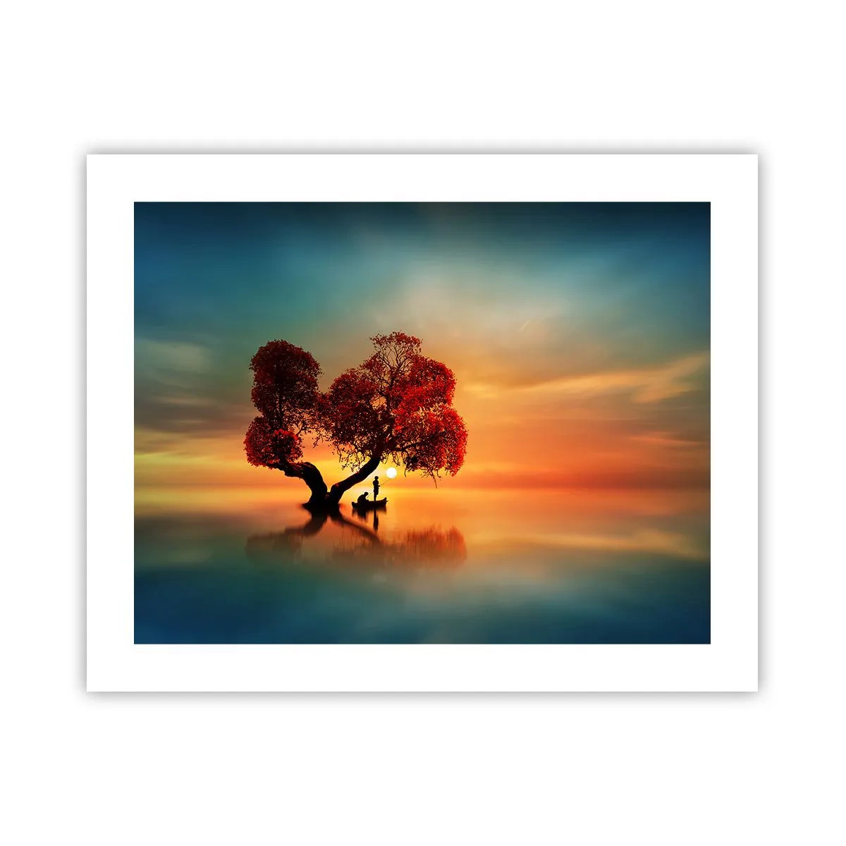 Poster - Lume îndepărtată și tăcută - 50x40 cm