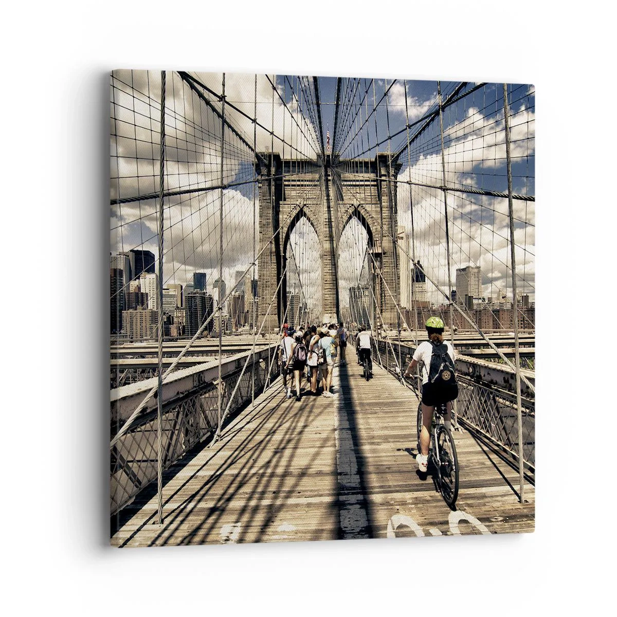 Tablou pe pânză - Chiar în inima orașului - 40x40 cm