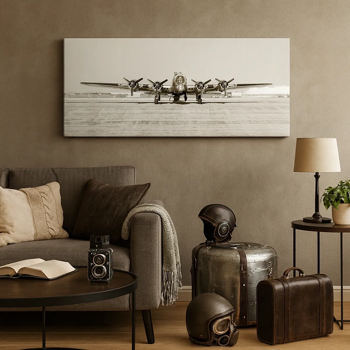 Tablou pe pânză - Pregătit, ca întotdeauna - 30x30 cm