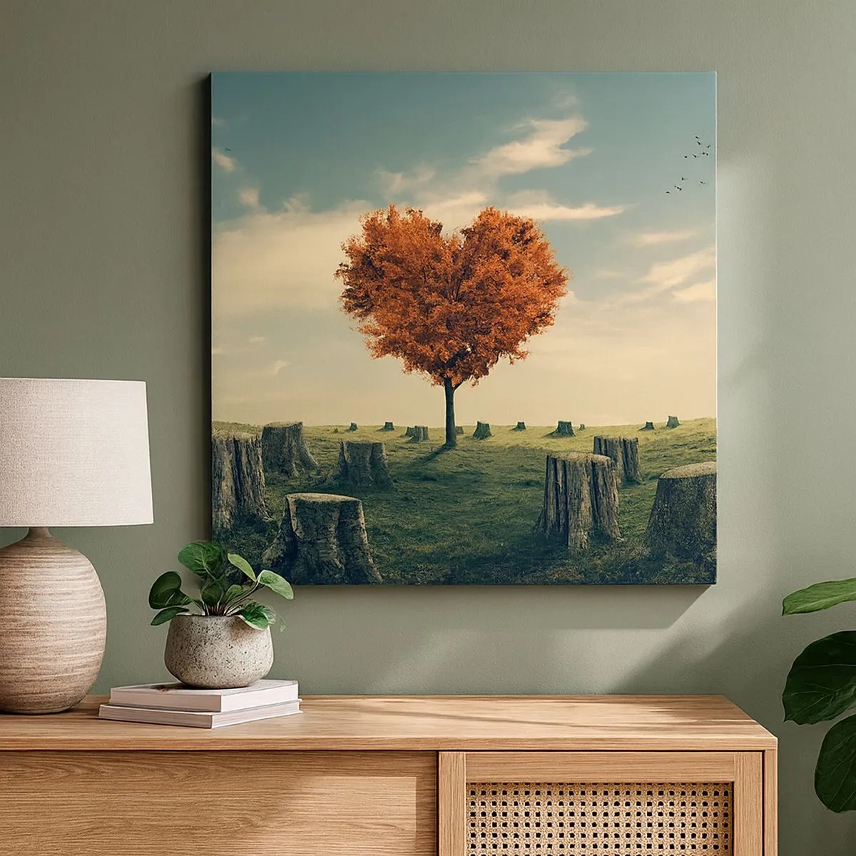 Tablou pe pânză - Încă mai există speranță - 30x30 cm