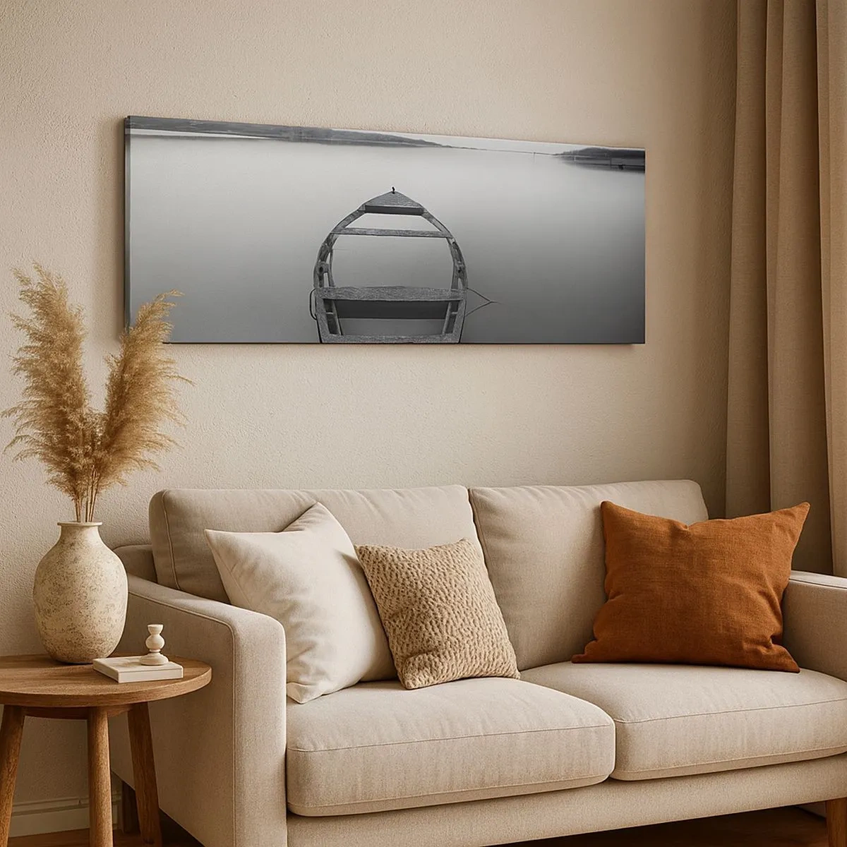 Tablou pe pânză - Dor și melancolie - 100x40 cm