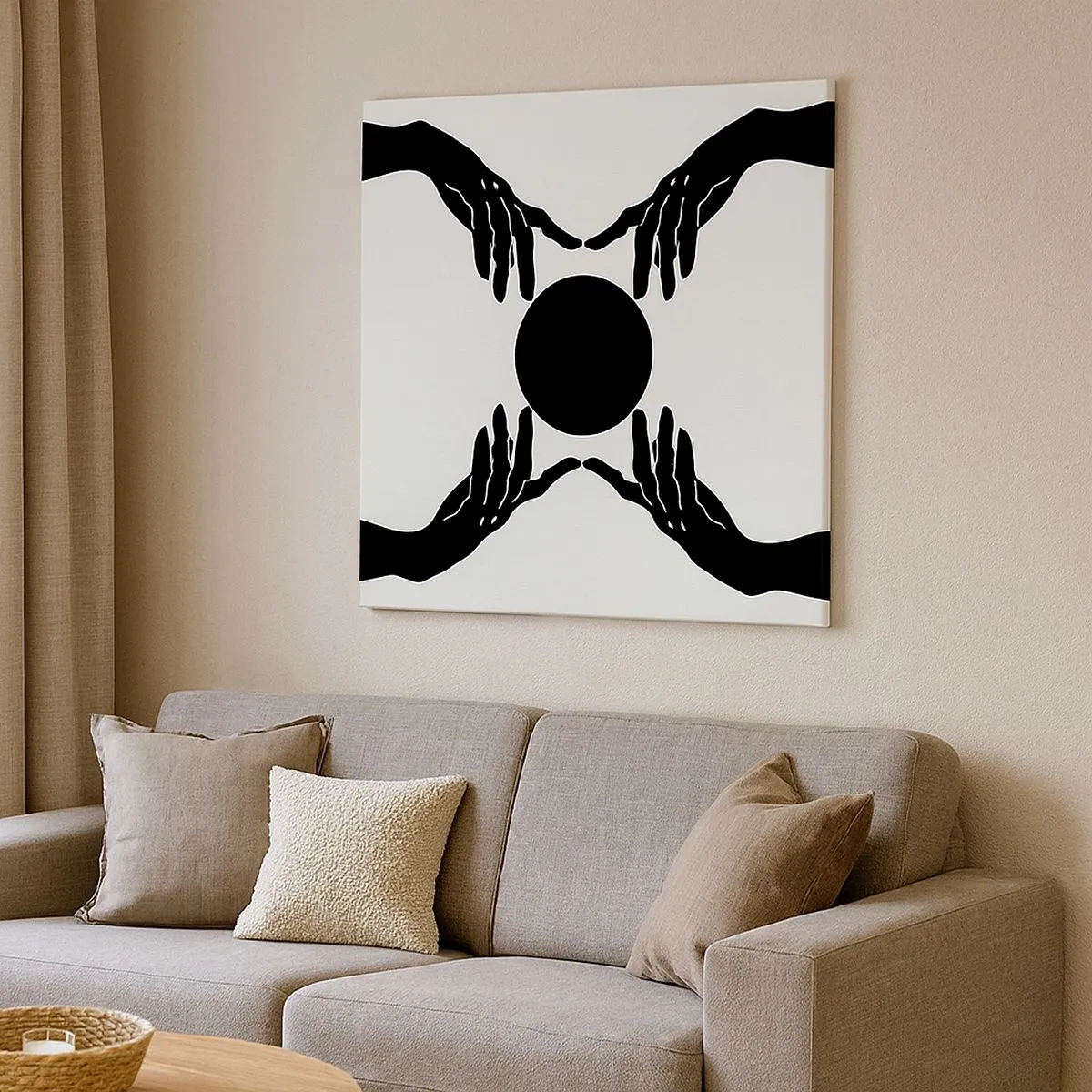 Tablou pe pânză - Semnul secret - 30x30 cm