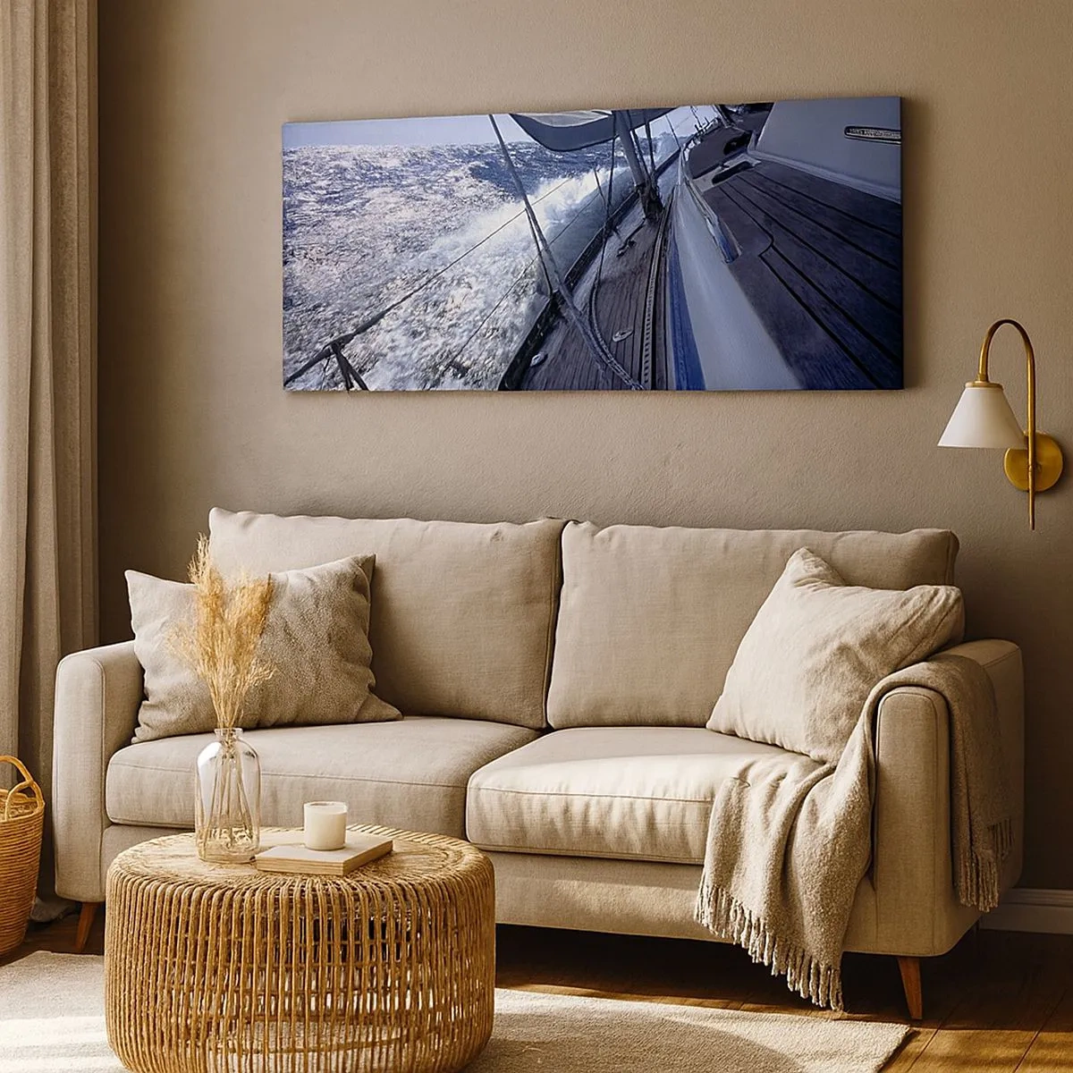 Tablou pe pânză - Știu ce înseamnă să fii o pasăre - 100x40 cm