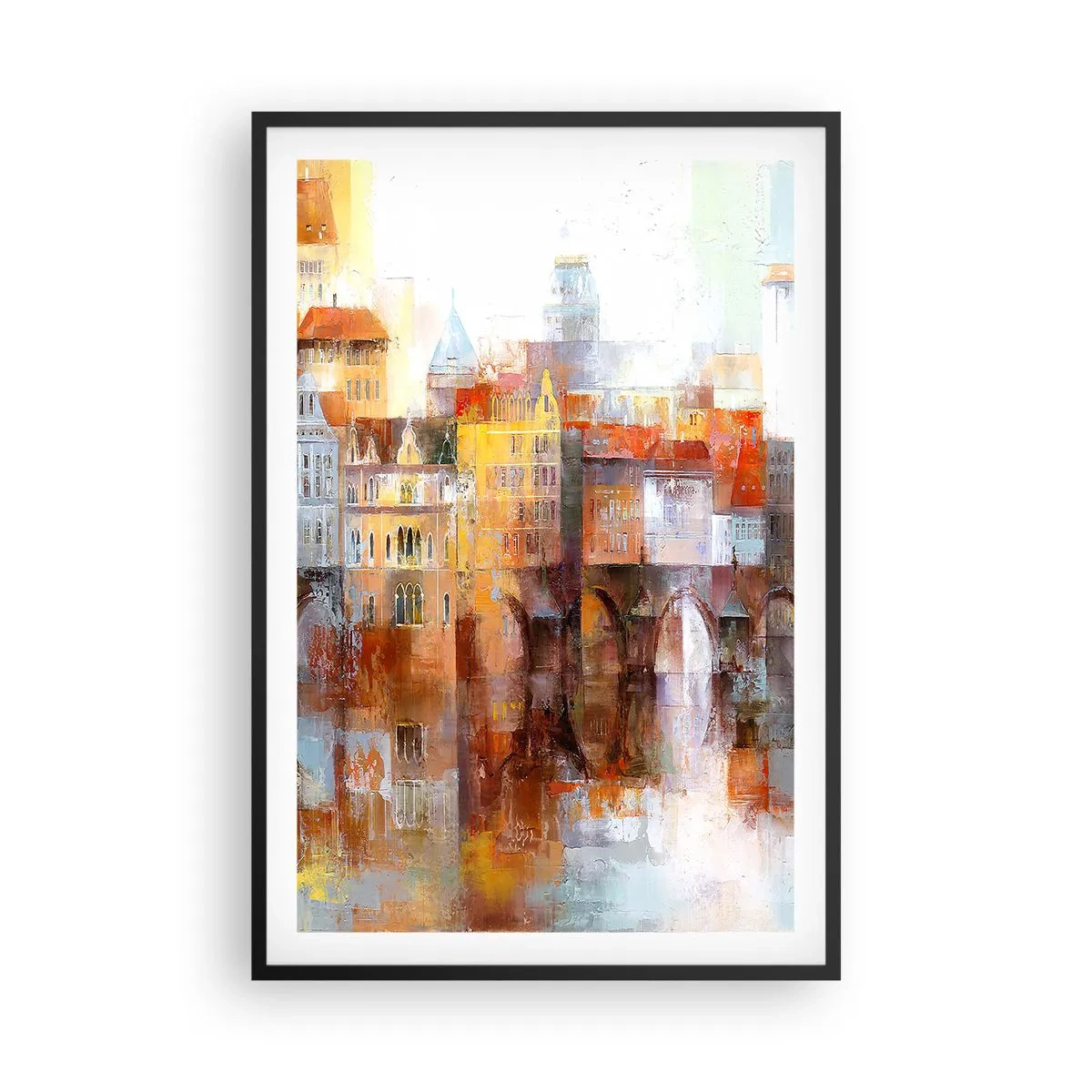 Poster în ramă neagră - Frumos și sub pod - 61x91 cm