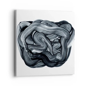 Tablou pe pânză - Nu este atât de simplu - 40x40 cm