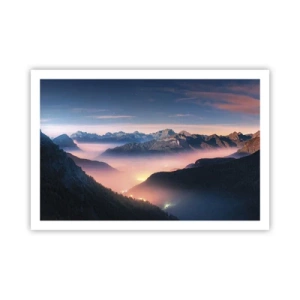 Poster - Lumină în văi - 91x61 cm