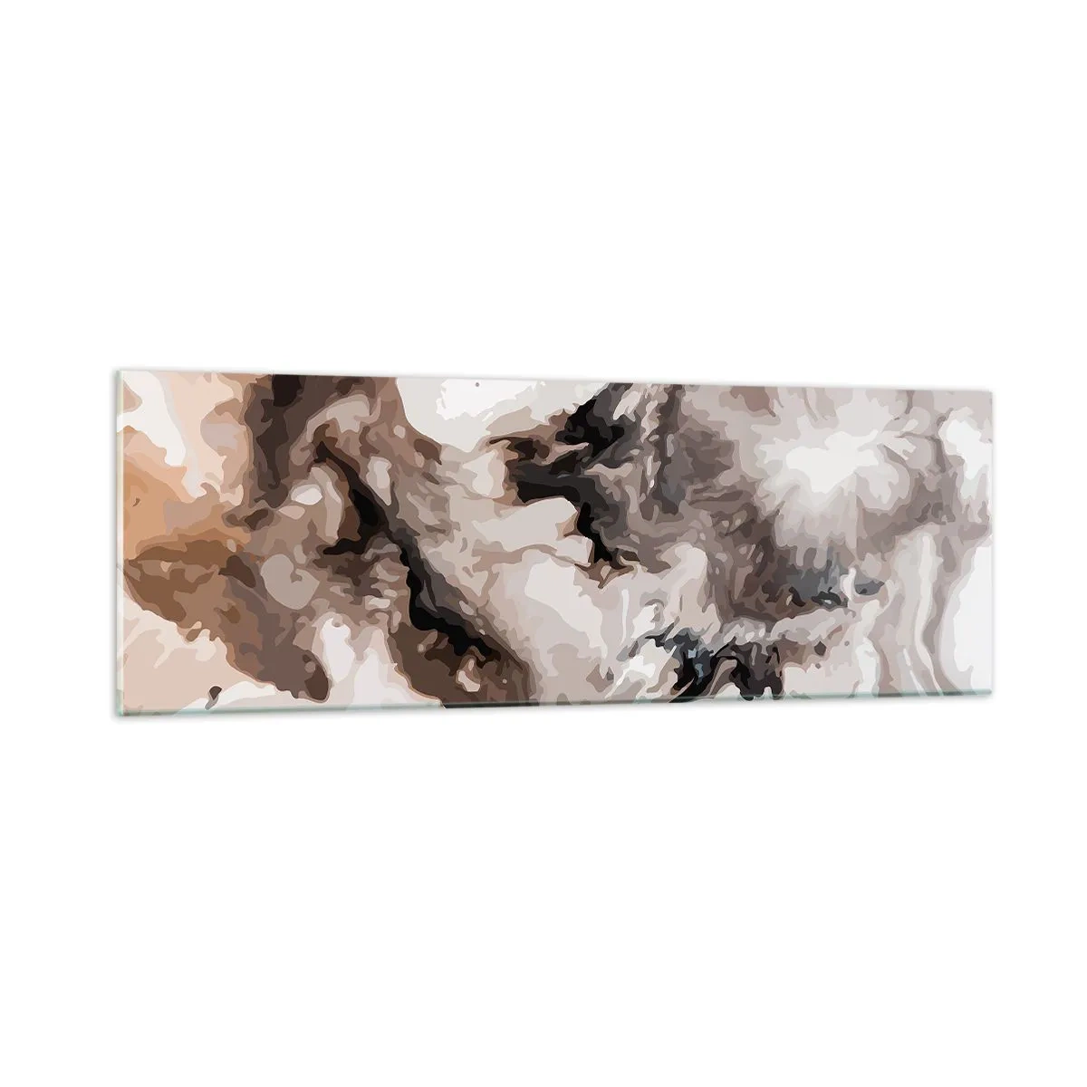 Tablou pe sticlă - Nașterea unei galaxii - 90x30 cm