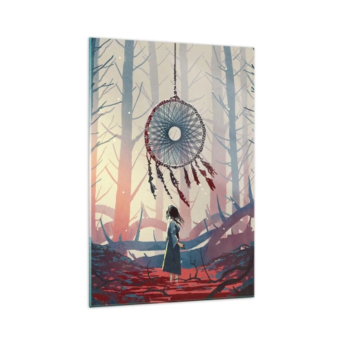 Tablou pe sticlă - Ritualul secret al fericirii - 70x100 cm