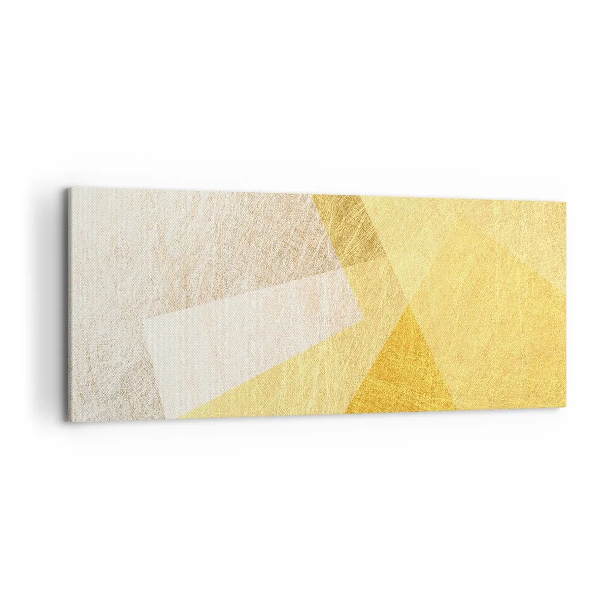 Tablou pe pânză - Vremea de geometrie - 100x40 cm