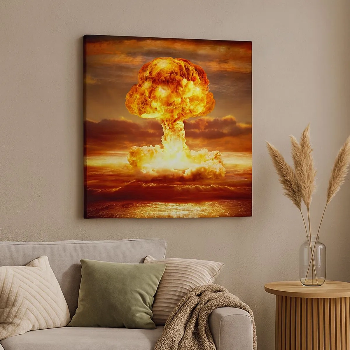 Tablou pe pânză - Și sfârșitul va veni - 30x30 cm