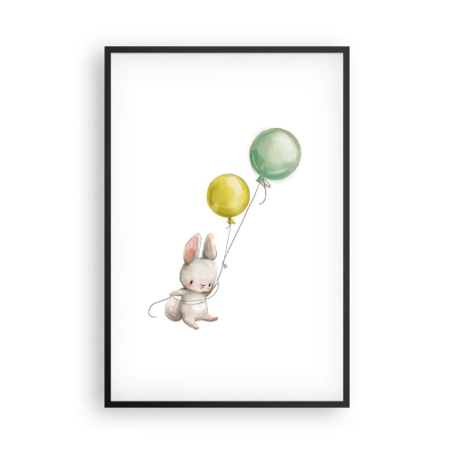 Poster în ramă neagră - Voi zbura și eu! - 61x91 cm