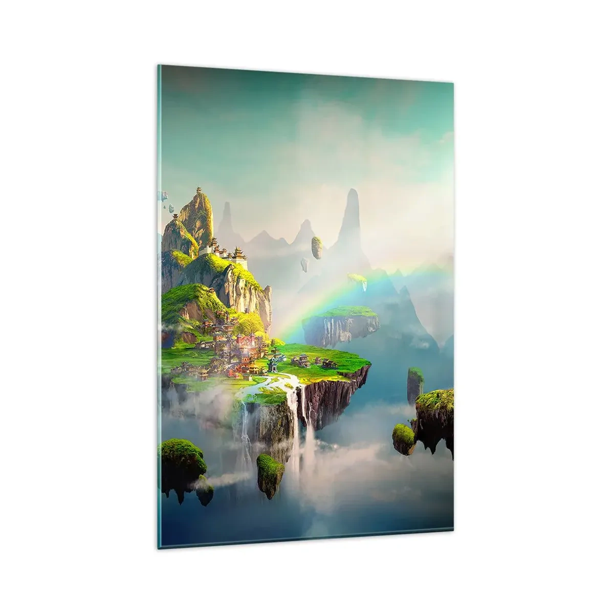 Tablou pe sticlă - Insule fericite - 80x120 cm