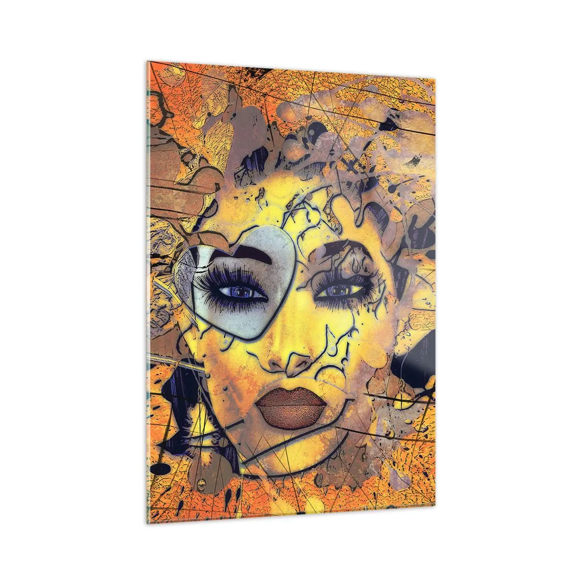 Tablou pe sticlă - Frumusețe însorită - 50x70 cm