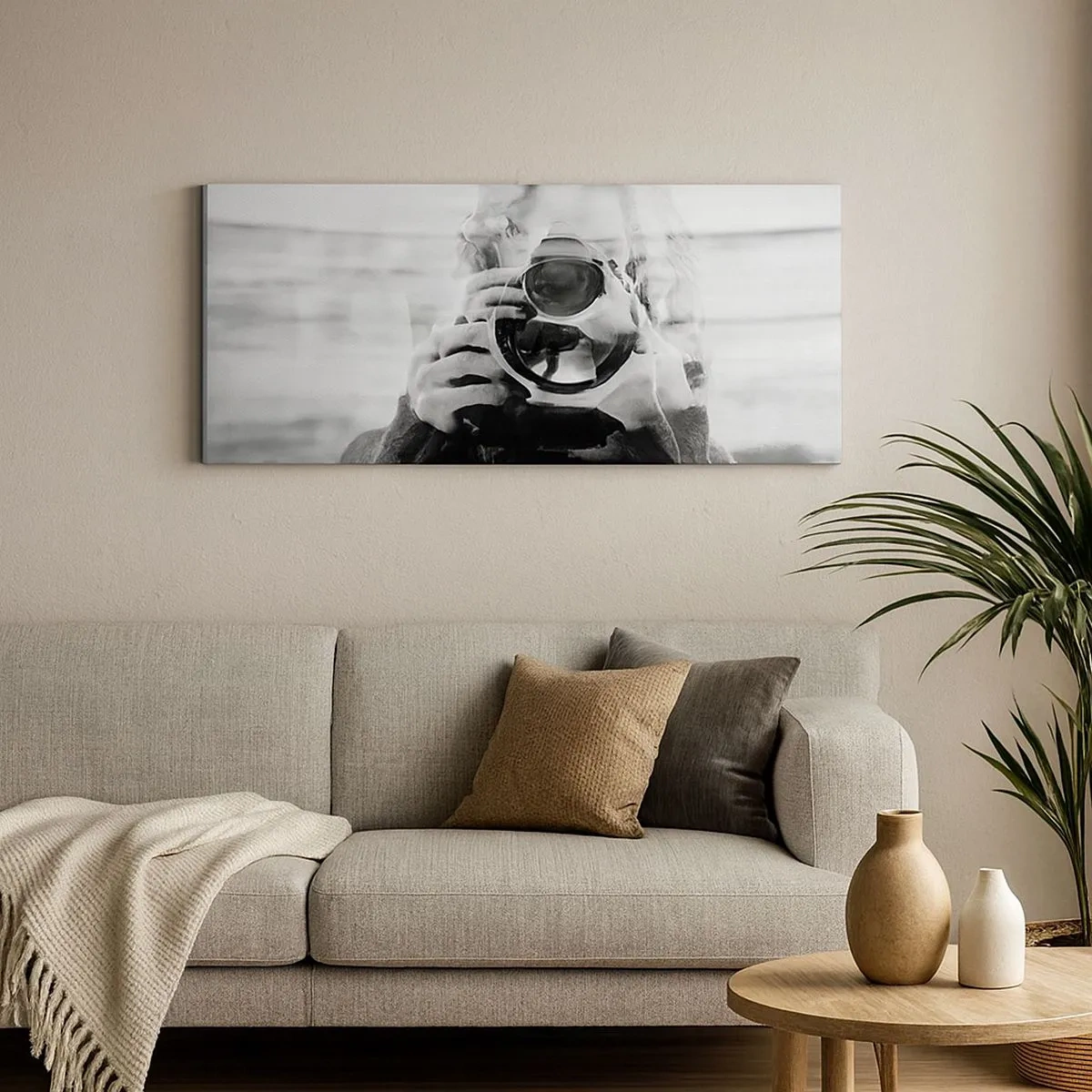 Tablou pe pânză - Creator și material - 100x40 cm