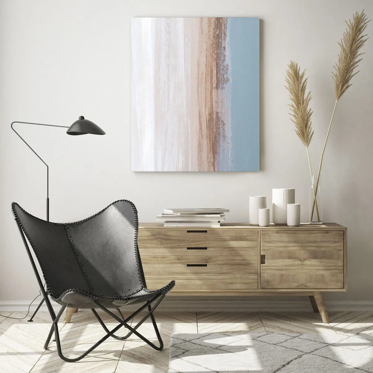 Tablou pe sticlă - Un peisaj ambiguu - 70x100 cm