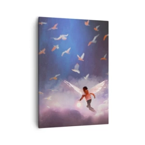 Tablou pe pânză - Este nevoie de imaginație și curaj - 50x70 cm