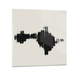 Tablou pe sticlă - Vibrațiile imaginației - 30x30 cm