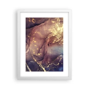 Poster în ramă albă - Materie și spirit - 30x40 cm