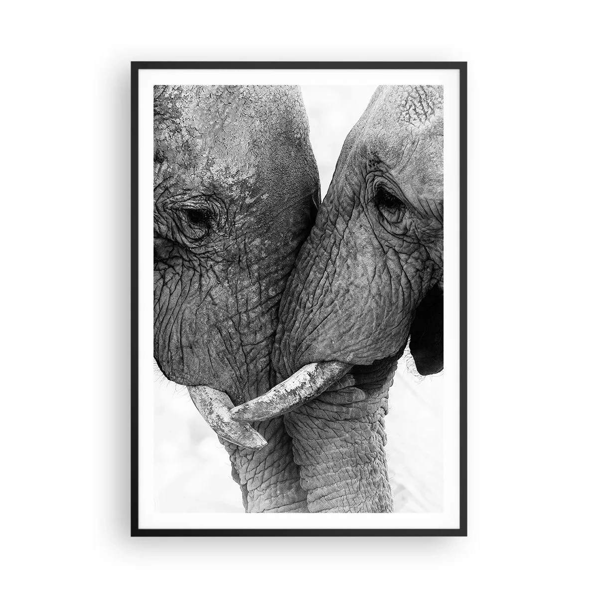 Poster în ramă neagră - Mărturisire din inimă - 70x100 cm