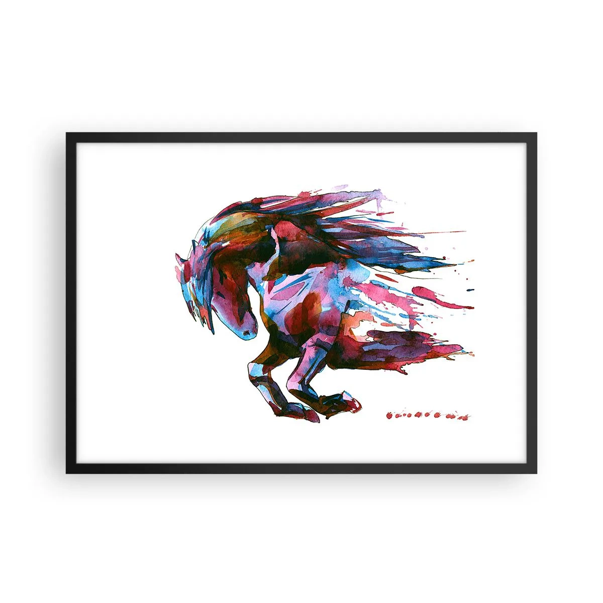 Poster în ramă neagră - În exaltare - 70x50 cm