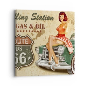 Tablou pe pânză - Extraordinari ani '40. - 30x30 cm