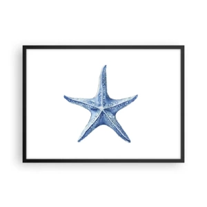Poster în ramă neagră - Steaua mării - 70x50 cm