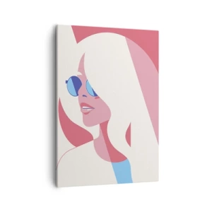 Tablou pe pânză - O blondă necunoscută - 50x70 cm