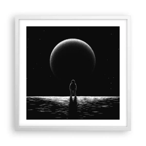 Poster în ramă albă - Față în față - 50x50 cm
