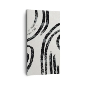 Tablou pe pânză - Pe jumătate oprit - 45x80 cm