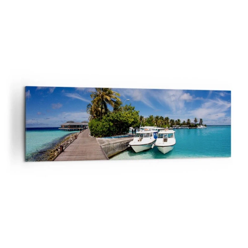 Tablou pe pânză - Și totuși paradisul există - 160x50 cm